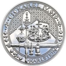 Nejkrásnější medailón IV. Karlštejn - 1 kg Ag Proof-like