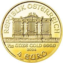 Wiener Philharmoniker  1/25 Oz - Investiční zlatá minca
