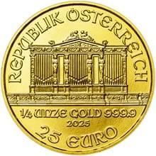 Wiener Philharmoniker  1/4 Oz - Investiční zlatá minca