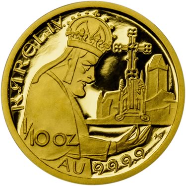 Náhled Reverzní strany - 1999 - Proof - Karel IV - Karlštejn