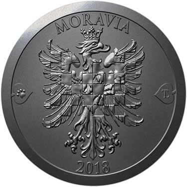 Náhled Averzní strany - 2018 - patina - Moravská orlice - 1 dukát Ag