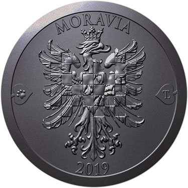 Náhled Averzní strany - 2019 - patina - Moravská orlice - 1 dukát Ag