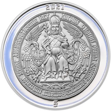 Náhled Reverzní strany - 2021 - Proof - Karel IV - 5 dukát Ag