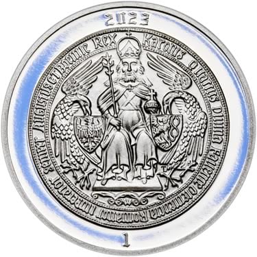 Náhled Reverzní strany - 2023 - Proof - Karel IV - 1 dukát Ag