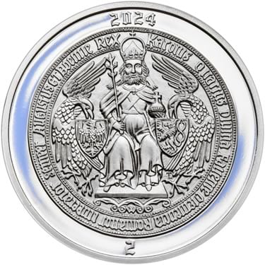 Náhled Reverzní strany - 2024 - Proof - Karel IV - 2 dukát Ag