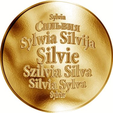 Náhled Averzní strany - Česká jména - Silvie - zlatá medaile