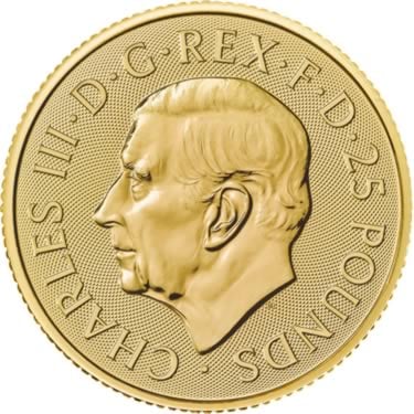 Náhled Averzní strany - Britannia 1/4 Oz Gold - Investiční zlatá mince